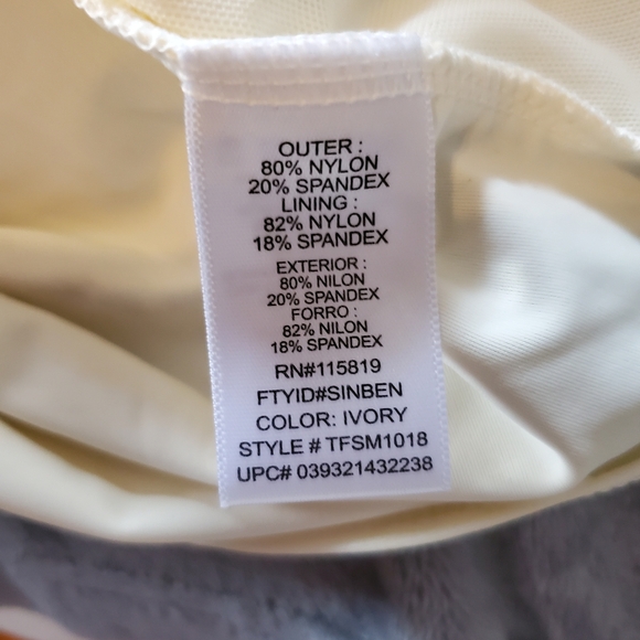 tapemeasure Women's Plus Size tan tank top - Picture 6 of 6